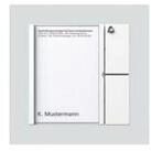 Siedle Schalter Siedle&S&ouml;hne Tasten-Modul weiss TM 612-1 W