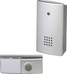Heidemann T&uuml;rklingel Heidemann Funkgong Komplett Set HX Clip chrom