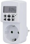 UNITEC Zeitschaltuhr Wochenzeitschaltuhr digital, mini, f&uuml;r innen, wei&szlig;