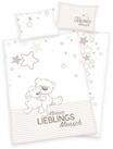 Herding Babybettw&auml;sche Kleiner Lieblingsmensch, Renforc&eacute;, 2 teilig, Mit Teddy und