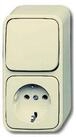 Busch-Jaeger Busch-Jaeger Kombination Steckd.+We.schalter 2601/6/2300 EAP