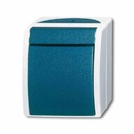 Busch-Jaeger Schalter Busch-Jaeger Kreuzschalter AP 2601/7 W-53