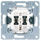 JUNG Schalter Jung Doppel-Taster 10AX 250V 2 Schlie&szlig;er/Glimmlp 535 U5