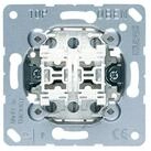 JUNG Schalter Jung Multi-Switch Doppeltaster mit 2x2 Schlie&szlig;ern 532-4 U