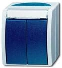 Busch-Jaeger Schalter Busch-Jaeger Doppeltaster 2 Schliesser AP 2621...