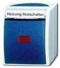 Busch-Jaeger Schalter Busch-Jaeger Heiz.Notschalter AP, m.Namensschild 2601/6