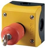 EATON Sicherheitsrelais Eaton Not-Aus-Schl&uuml;sseltaster M22-PVS/KC11/IY