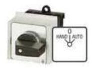 EATON Schubkasten Eaton Steuerschalter 2pol. HAND 0 AUTO T0-2-15432/IVS