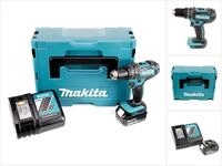 Makita Akku-Schlagbohrschrauber DHP 482 RF1J Akku Schlagbohrschrauber 18V 62Nm...