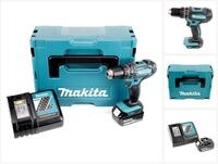 Makita Akku-Schlagbohrschrauber DHP 482 RM1J Akku Schlagbohrschrauber 18V 62Nm...