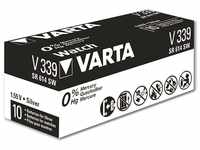 VARTA 339, Varta V339, SR614SW Knopfzelle für Uhren etc. Knopfzelle, (1,6 V)