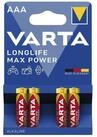 VARTA Longlife Max Power AAA Alkaline Batterien Batterie, LR03, LR03