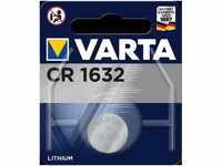 VARTA VARTA Knopfzelle Lithium, CR1632, 3V 1 Stück Knopfzelle
