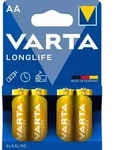 VARTA VARTA LONGLIFE AA Batterie 4er Blister - Zuverl&auml;ssige 1,5V Batterie