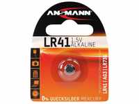 ANSMANN AG Alkaline Batterie LR41 (1,5V) AG3, LR736 für Taschenrechner,...