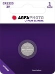 AgfaPhoto Agfaphoto Batterie Lithium, Knopfzelle, CR1220, 3V Extreme, Retail Bl