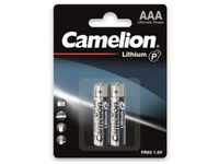 Camelion Camelion FR03 Lithium Batterie AAA FR03 - 2 Stück Batterie, (1,5 Volt...