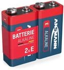 ANSMANN AG 2x Alkaline 9V Block Batterie &ndash; E-Block 6LR61 MN1604 (2 St&uuml;ck)...