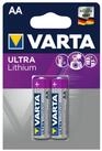 VARTA VARTA Ultra Lithium 6106 AA 2er Blister f&uuml;r hohen Energiebedarf perfek