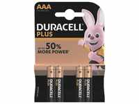 Duracell 4x Duracell MN2400 Plus Power Micro AAA Batterie 1,5V Batterie