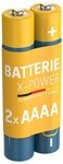 ANSMANN AG Alkaline-Batterien X-Power Mini AAAA 1,5 V, 2 St&uuml;ck Batterie