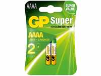 Gp 1x2 GP Super Alkaline AAAA Batterien 03025AC2 Batterie