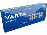 VARTA Varta Energy Batterie Alkaline, Micro, AAA, LR03, 1.5V 10er Pack...