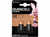Duracell Photo Lithium Ultra Fotobatterie, (3 V, 2 St), 123 / CR123 / CR123A /