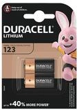 Duracell Photo Lithium Ultra Fotobatterie, (3 V, 2 St), 123 / CR123 / CR123A /