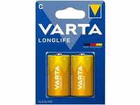 VARTA Varta Batterie Alkaline, Baby, C, LR14, 1.5V Longlife, Retail Blister...