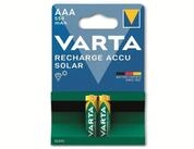 VARTA VARTA Akku NiMH, Micro, AAA, HR03, 1.2V/550mAh, Solar, 2er Pack Solarakkus
