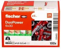 Fischer Universald&uuml;bel Allzweckd&uuml;bel DuoPower 6 x 30, (100-tlg)
