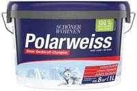 SCH&Ouml;NER WOHNEN FARBE Wand- und Deckenfarbe Polarweiss 1 Liter (274011), hoher