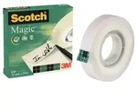 SCOTCH Klebeband Magic Tape 810 (1-St) 12 mm/33 m, beschriftbar wei&szlig; 1.2 cm x...
