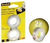 SCOTCH Doppelklebeband Scotch Klebefilm 6651263 12mmx6,3m