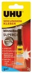 UHU Klebstoff UHU Sekundenkleber Blitzschnell Supergel 3g