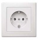 merten Steckdose Merten SCHUKO-Steckdose pws volle Abdeckplatte MEG2301-1519