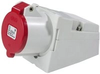 as - Schwabe Steckdose AS Schwabe 60578 60578 CEE-CARA Wandsteckdose 16 A 4polig 400