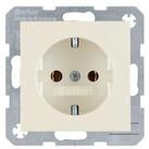 Berker Klemmen Berker SCHUKO-Steckdose ws/gl 47438982