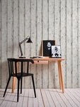 A.S. Cr&eacute;ation Vliestapete Elements Vliestapete Holz-Optik Mustertapete Wei&szlig;...
