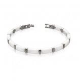 Boccia Armband Boccia Armband 0371-03 Titan Keramik, wei&szlig; (kein Set, 1-tlg., kein