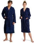 M&ouml;ve Unisex-Bademantel Superwuschel Kapuze, ideal f&uuml;r Sauna & Spa, Hotelbademantel,