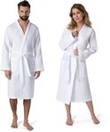 M&ouml;ve Kimono Homewear, ideal f&uuml;r Sauna & Spa, Hotelbademantel, Morgenmantel,