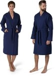 M&ouml;ve Kimono Homewear, ideal f&uuml;r Sauna & Spa, Hotelbademantel, Morgenmantel,