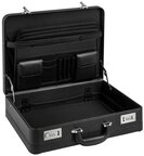 D&N Aktenkoffer Tradition Business - Aktenkoffer 46 cm erw. PU (schwarz)
