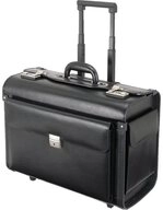 Alassio&reg; Pilotenkoffer Alassio Pilotenkoffer SILVANA Leder - schwarz