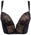 Gossard Dekollet&eacute;-BH VIP Retrolution Staylo Push-Up BH Black (Longline BH, 1-tlg.,