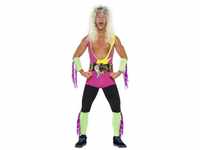 Smiffys Kostüm 80er Jahre Wrestling Kostüm