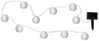 STAR TRADING LED-Lichterkette Festival, 10-flammig, ca. 2,7 m, mit Solarpanel,...