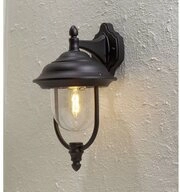 KONSTSMIDE LED Au&szlig;en-Wandleuchte 7222-750 Alu Wandleuchte PARMA schwarz E27